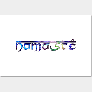 Namaste Colorful Word Posters and Art
